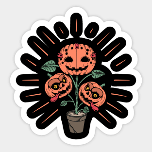 Halloween and pumpkin Sticker